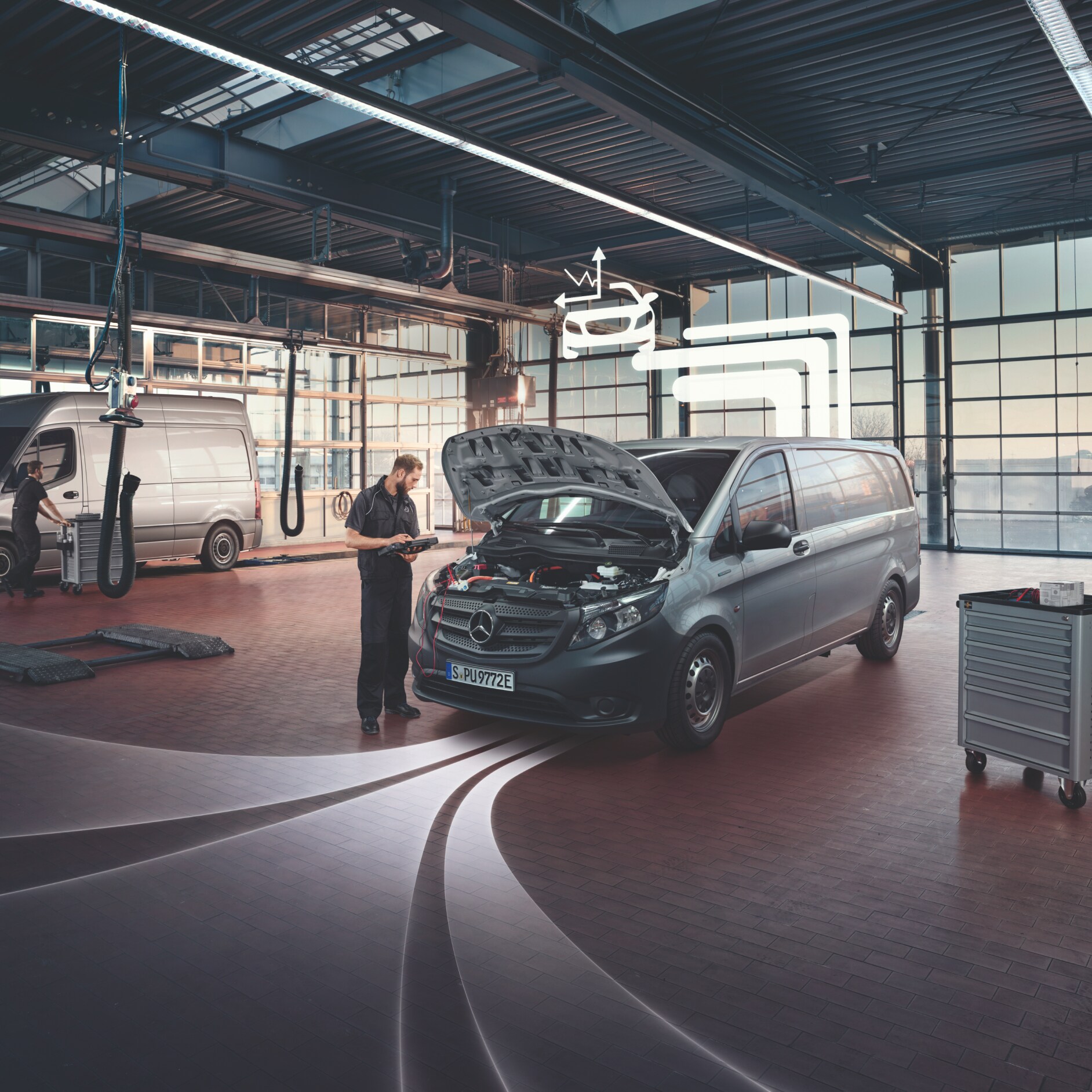 Telediagnose | Digitale extra's | Mercedes-Benz Het digitale extra Telediagnose van Mercedes-Benz.